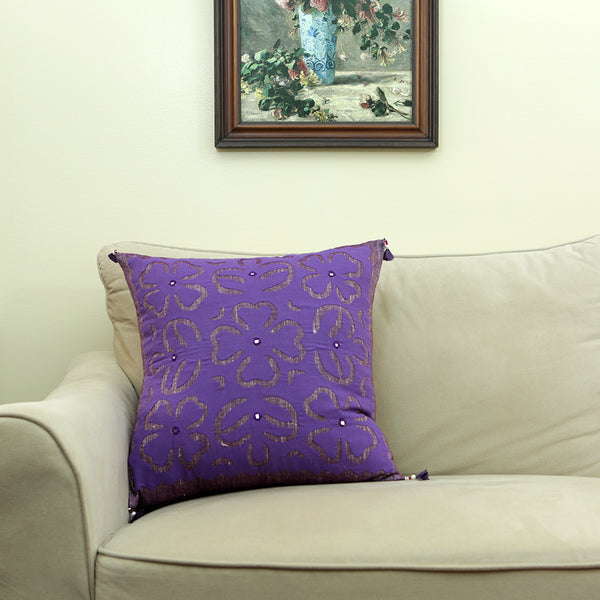 Curry Peepal Handmade Throw Pillow Cushion Living Room Bedroom Decor