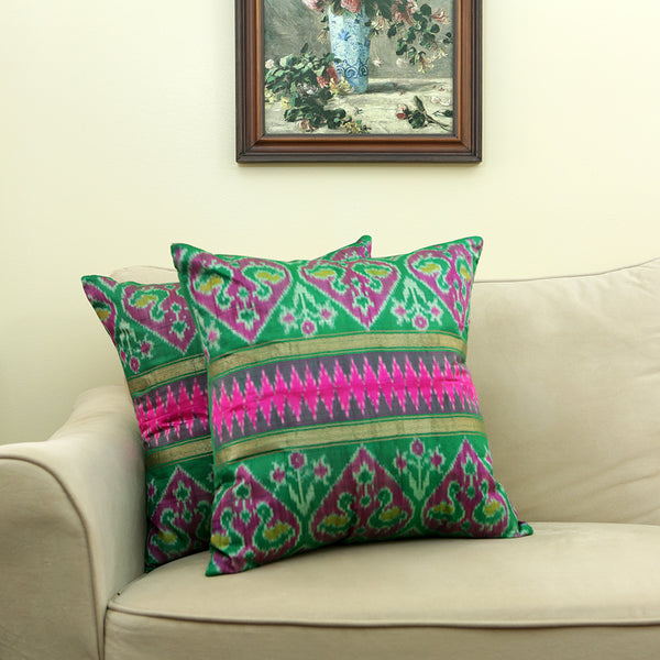Curry Peepal Handmade Throw Pillow Cushion Living Room Bedroom Decor