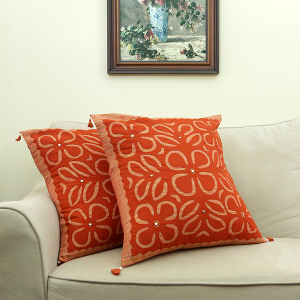 Curry Peepal Handmade Throw Pillow Cushion Living Room Bedroom Decor