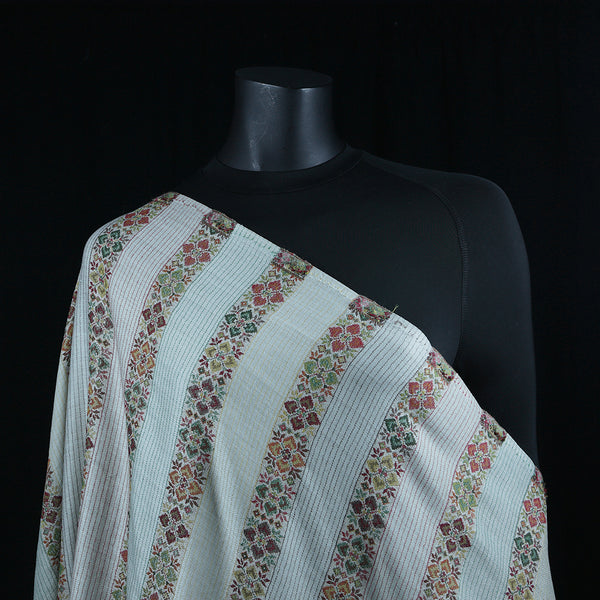 Curry Peepal Shawl Pashmina Women Maroon Handmade