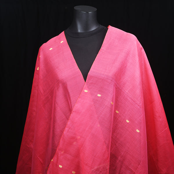 Blended Cotton Women's Scarf Pink Plain