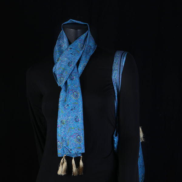 Handmade Embroidered Ladies Sling Bag & matching silk scarf