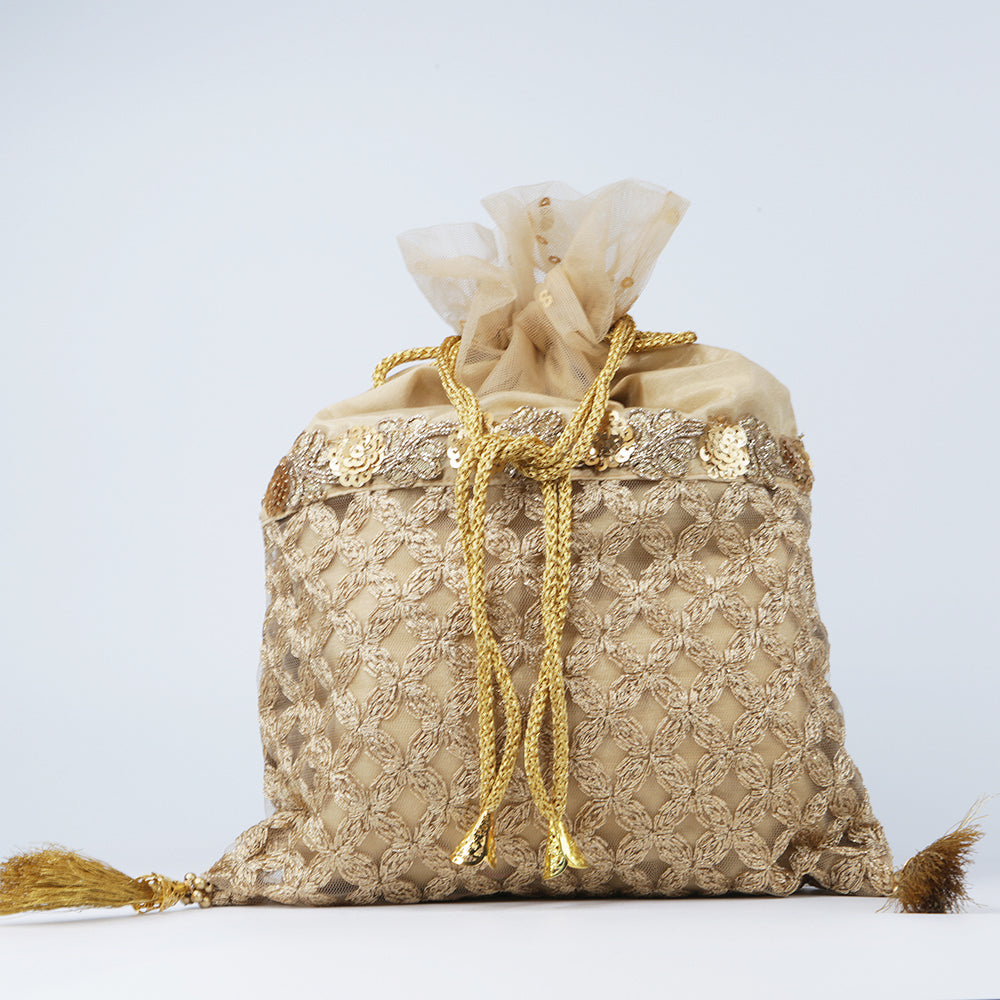 Net hotsell potli bags