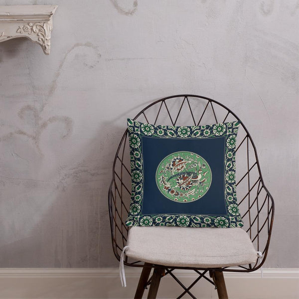 Vintage Art Print  Decorative Throw Pillow / Cushion including insert, 18x18  & 22x22 inches Inlay 3