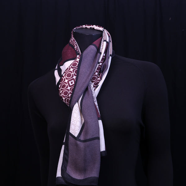 Women's Scarf Hijab Neckscarf  Headscarf Viscose Printed