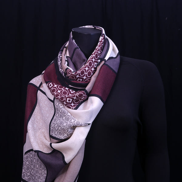 Women's Scarf Hijab Neckscarf  Headscarf Viscose Printed