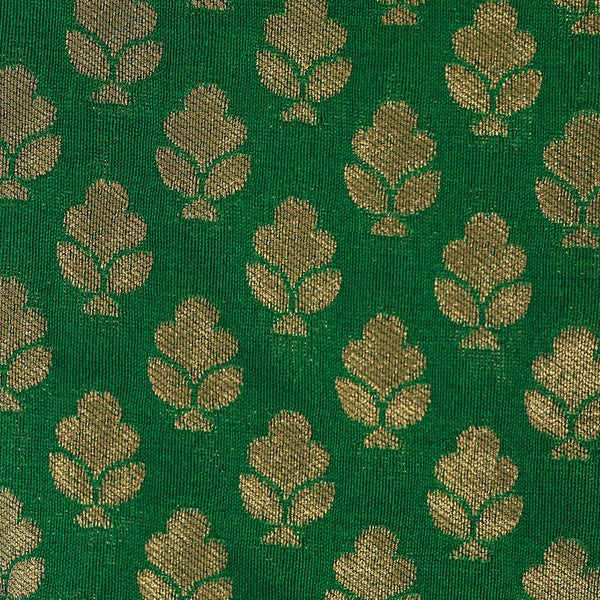 Handmade Batua Bag - Green Brocade