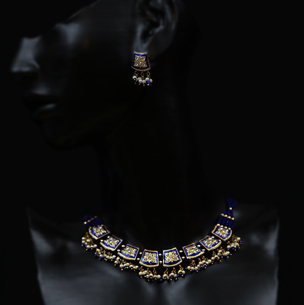 Blue sapphire sale indian jewellery