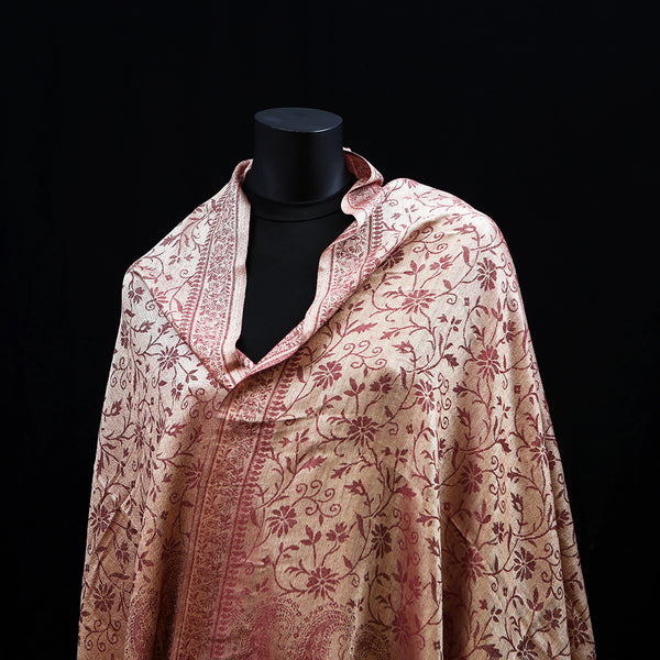 Cashmere Silk Scarf - Pale Paisley