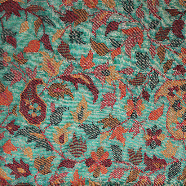 Handmade Pashmina Ladies Shawl / Scarf - Emerald Jaal