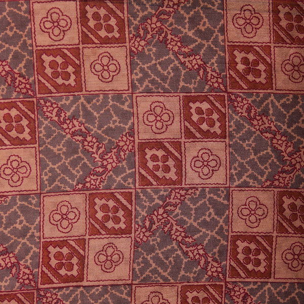 Handwoven Pure Silk Scarf - Squares