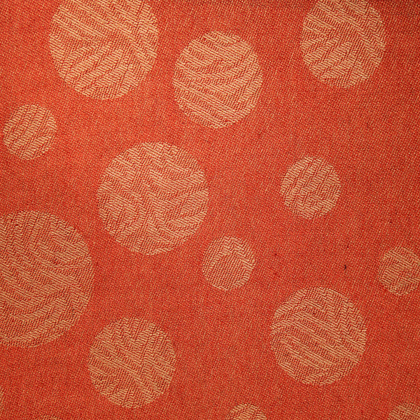 Cashmere Silk Scarf - Orange Glow