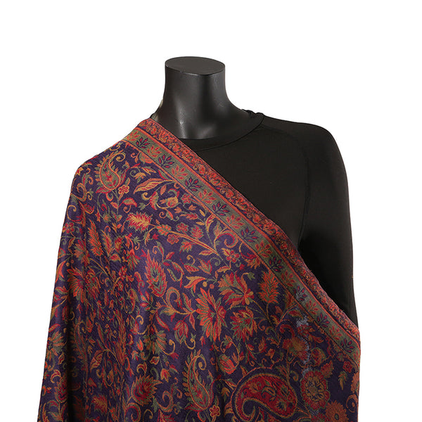 Pashmina Ladies Shawl / Scarf - Purple Jaal