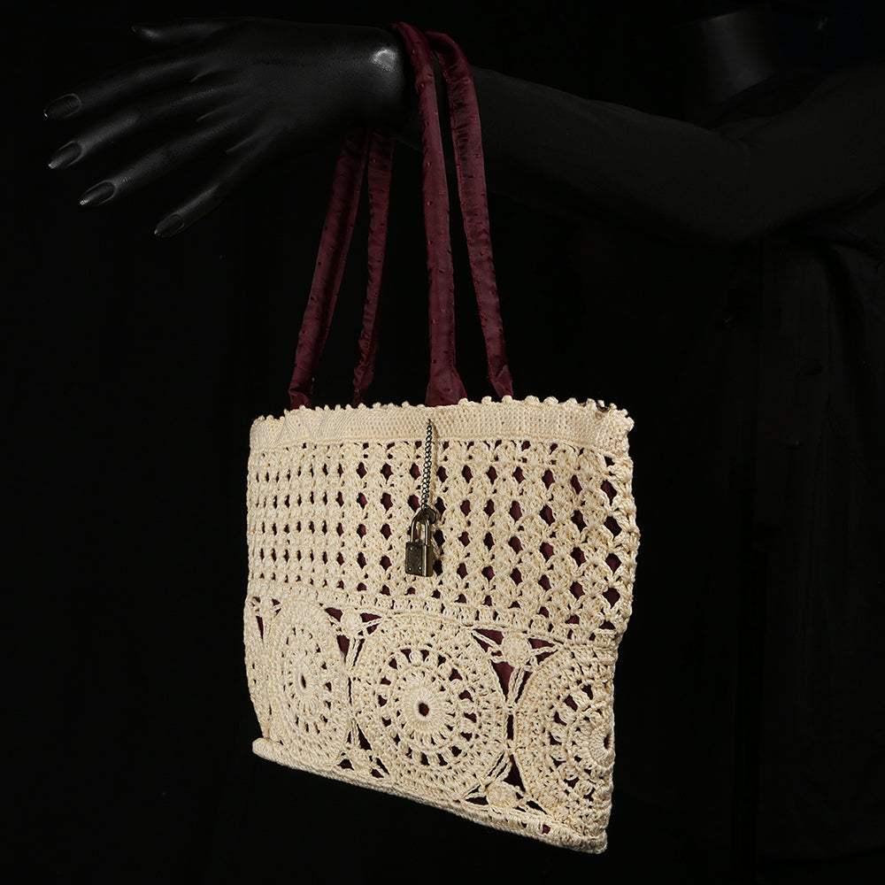 Handmade best sale crochet purse