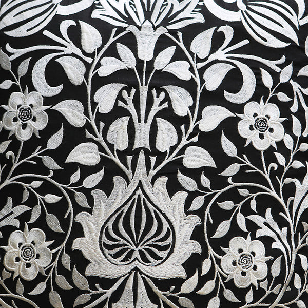 Embroidered Silk finish  Decorative Throw Pillow & Cushion Cover Pair 16 x 16 inches BNW 2