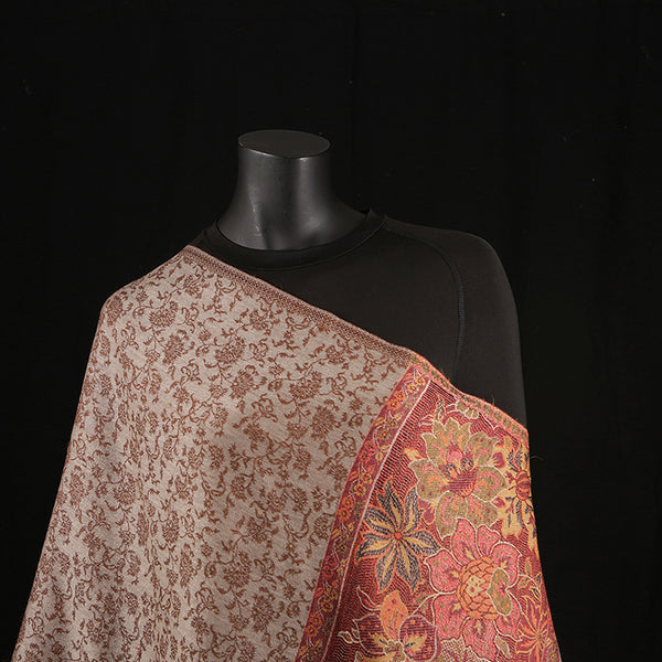 Pashmina Ladies Shawl / Scarf - Brown Dahilia