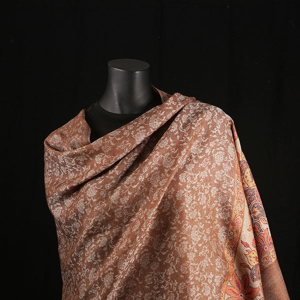 Pashmina Ladies Shawl / Scarf - Brown Dahilia