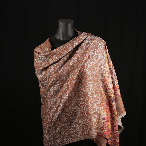 Pashmina Ladies Shawl / Scarf - Brown Dahilia