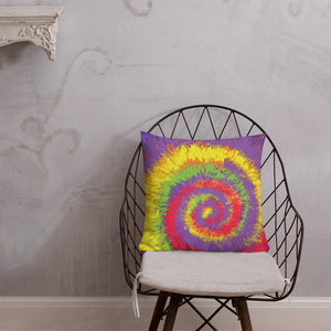 Limited Edition Tie & Dye Print  Decorative Throw Pillow & Cushion, 18 x 18 in and 22 x 22 in Holi 1
