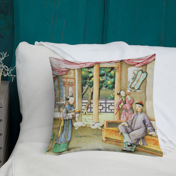 Antique Art Print  Pillow & Cushion - Miniatures 2