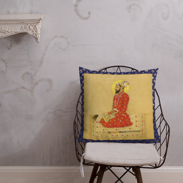 Vintage Art Print  Decorative Throw Pillow & Cushion including insert, 18 x 18 inches & 22 and 22 inches Red Man