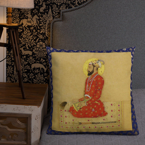 Vintage Art Print  Decorative Throw Pillow & Cushion including insert, 18 x 18 inches & 22 and 22 inches Red Man