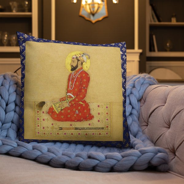 Vintage Art Print  Decorative Throw Pillow & Cushion including insert, 18 x 18 inches & 22 and 22 inches Red Man
