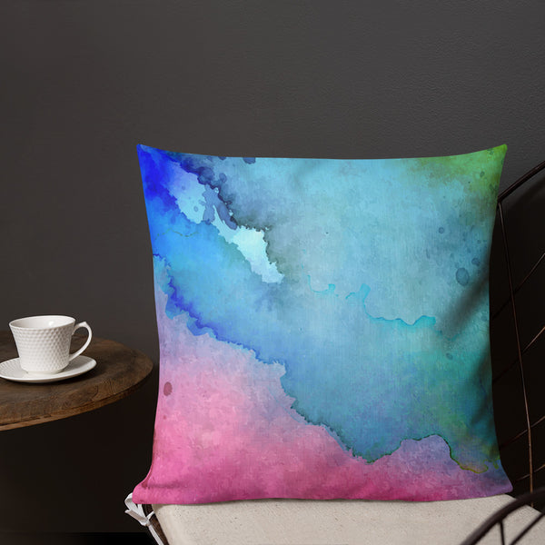 Antique Art Print Decorative Throw Pillow & Cushion - Holi 2a