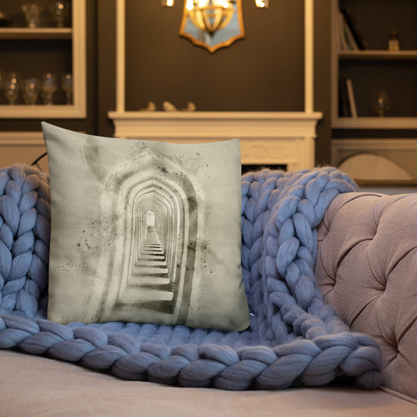 Art Premium Decorative Throw Pillow & Cushion Lucknow Passage rug
