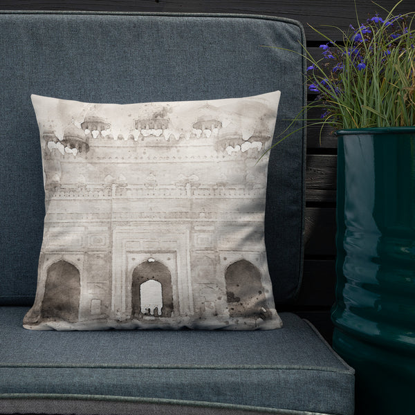 Antique Art Print Decorative Throw Pillow & Cushion Sikri sofa