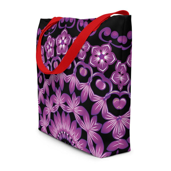 Traditional South Asian Mandala Design Beach Bag