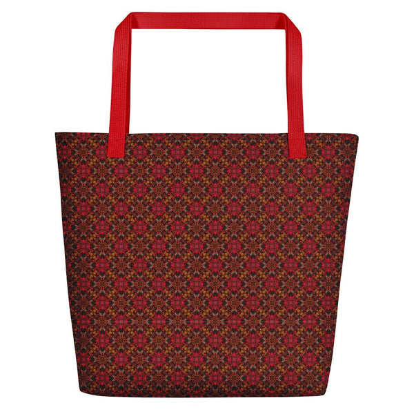 Traditional South Asian Pattern Design Beach Bag