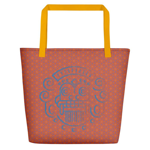 Traditional South Asian Mandala Design Beach Bag