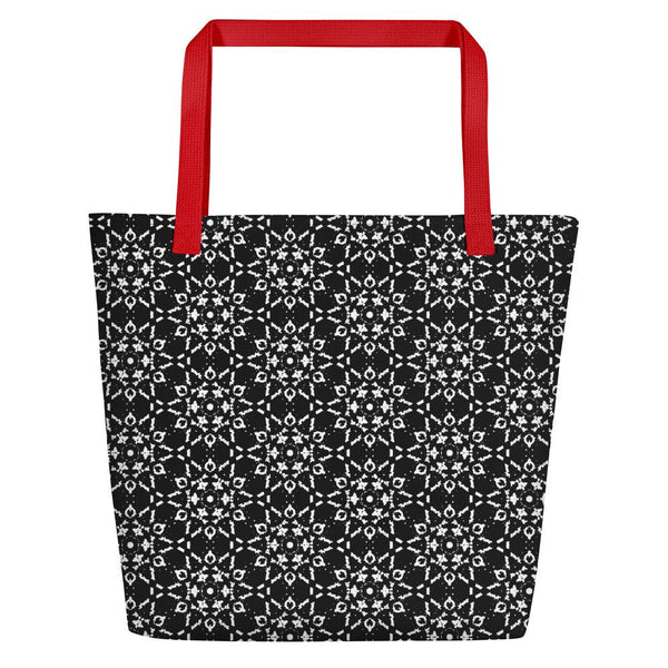 Traditional South Asian Floral Motif Beach Bag