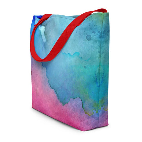 South Asian Holi Splash Design Beach Bag