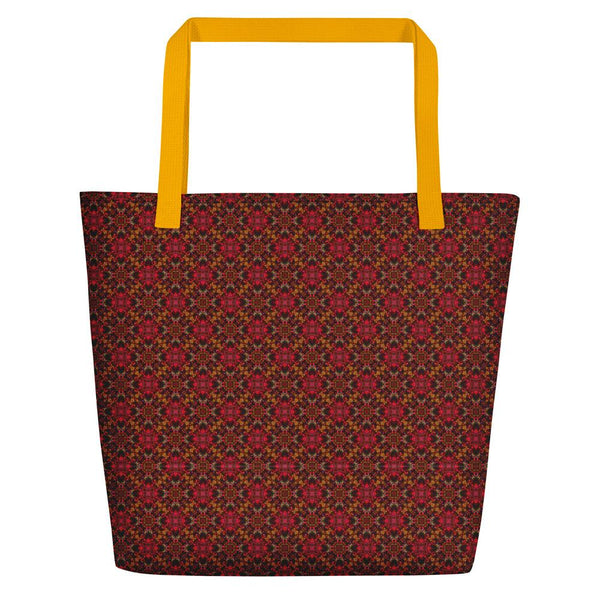 Traditional South Asian Pattern Design Beach Bag