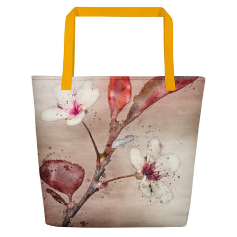Traditional South Asian Watercolour Design Beach Bag
