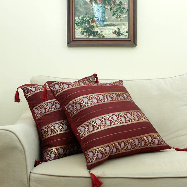 Curry Peepal Handmade Throw Pillow Cushion Living Room Bedroom Decor