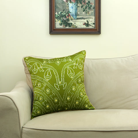 Curry Peepal Handmade Throw Pillow Cushion Living Room Bedroom Decor