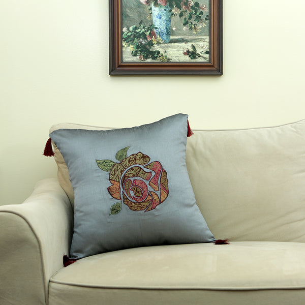 Curry Peepal Handmade Throw Pillow Cushion Living Room Bedroom Decor
