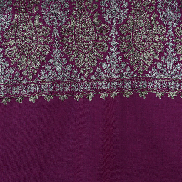 Curry Peepal Shawl Pashmina Wool Women Scarf Handmade