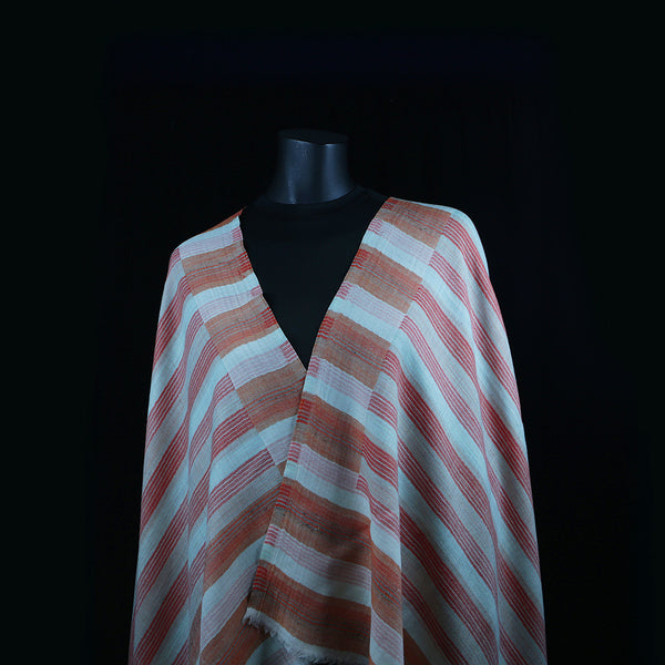 Curry Peepal Shawl Pashmina Wool Women Scarf Handmade