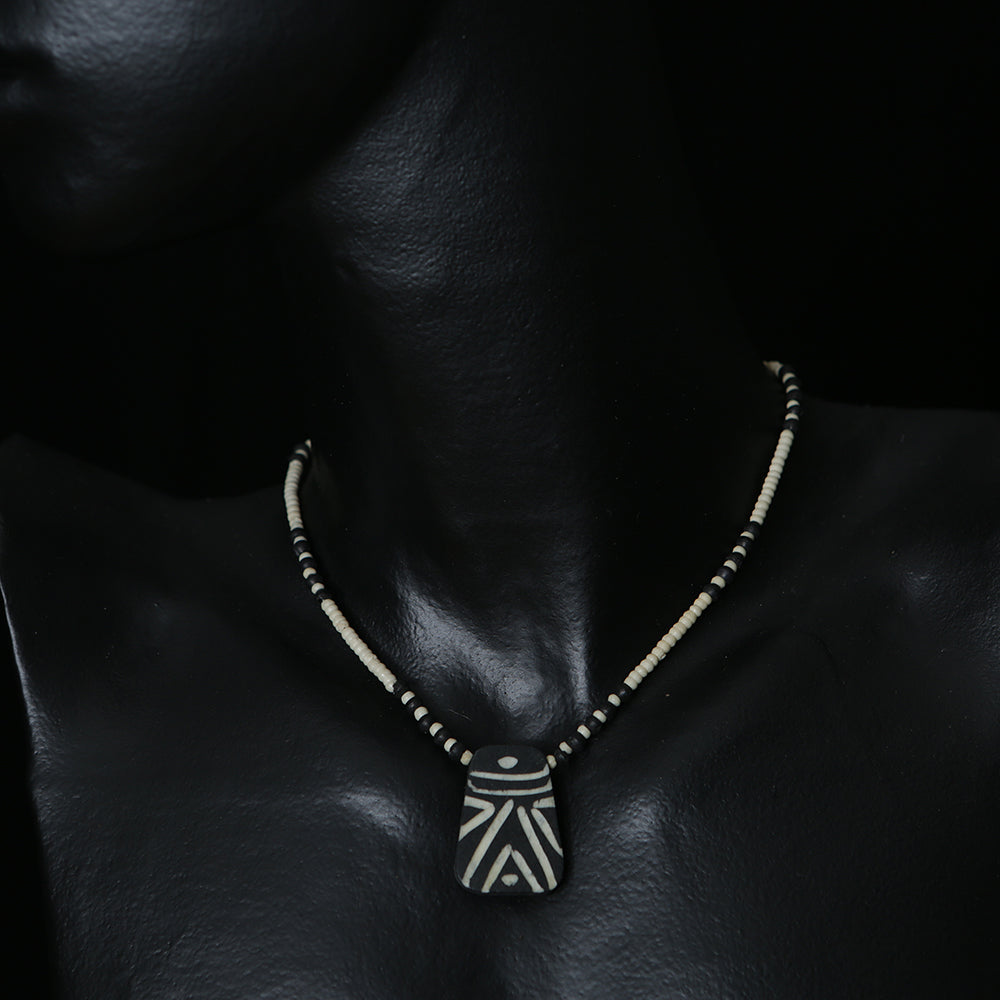 Handmade Resin Necklace - Tablet