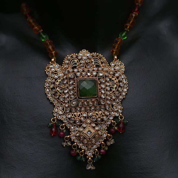 Polki Necklace & Earring Set