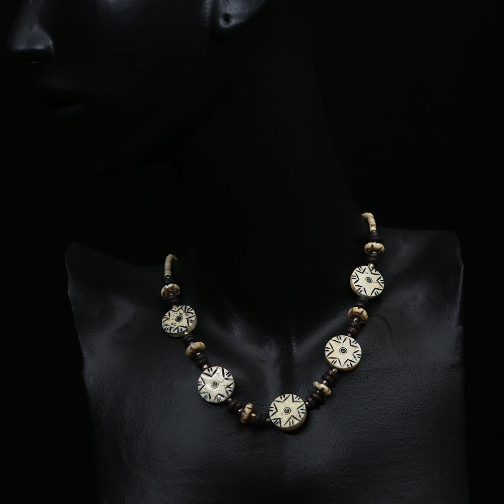 Handmade Resin Necklace - Circles