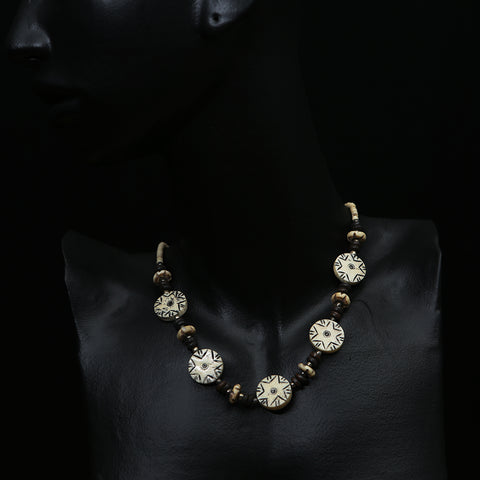 Handmade Resin Necklace - Circles