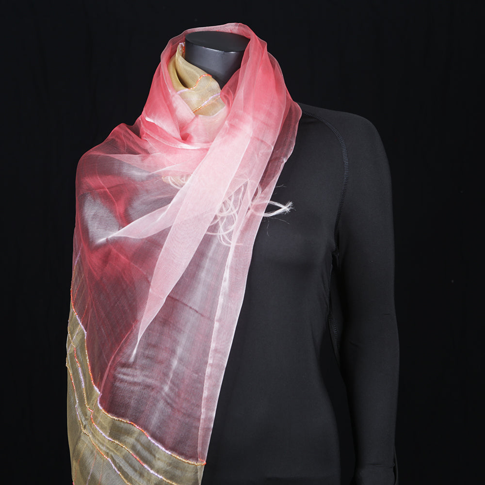 Women's Crepe Scarf Pink