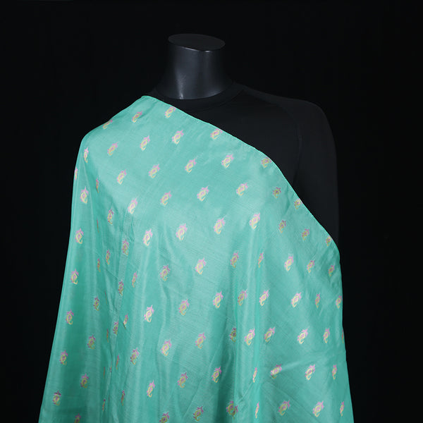 Women's Pure Crepe Scarf Sea Green