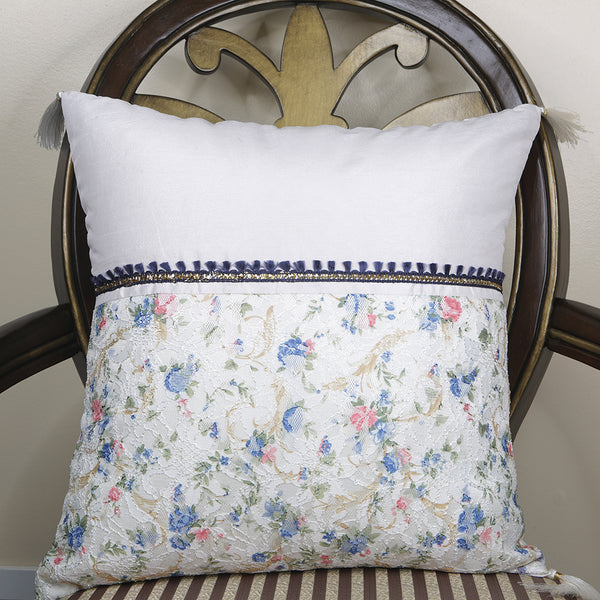 Handmade Decorative Throw Pillow Cushion & Cover Snow White