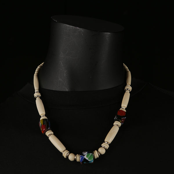 Necklace Curry Peepal Resin Handmade Metallic  Necklace Jewelry Jewellery